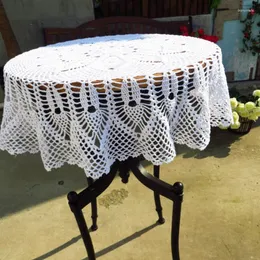 Tkanina stołowa Pastorowa bawełniana bawełniana świąteczna szydełka ręcznie robiona obrusowa okładka kuchnia impreza ślubna wystrój domu