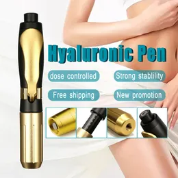 2023 Ny 2in1 Meso Gun Hyaluron Pen 0,3 ml 0,5 ml Huvud Guld Hyaluronique Acid Pen Lip Filer Jnjector Noninvasive Nebulizer413