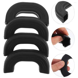 Bordmattor 6 PCS POT-örhängen Silikonhållare Bar Cover Handle Anti-Scid Kettle Grip Sleeve Silica Gel Anti-Scal