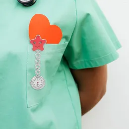 Relógios de bolso Estudante Relógio Médicos Digital Mulheres Clipe Enfermagem