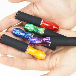 Nuovo bocchino per narghilè Shisha in resina con cinturino in corda appesa Suggerimenti per la bocca in silicone Chicha Narguile Shisha ugello Accessori per tubi dell'acqua