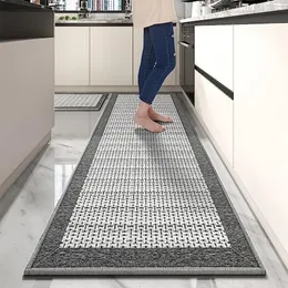 Carpet Long Kitchen Mat Absorbent Rug Antislip for Bedroom Entrance Doormat Bedside Area Rugs Tapis Cuisine Tapete 230923