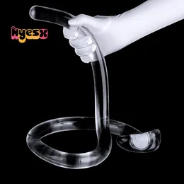 Anal Toys 1m Super Long Snake Shape Whip Plug Soft Flexible Strip djupt insatt Buttplug Anus Masturbator Sex för vuxen 230923