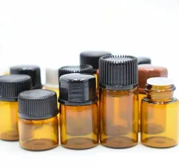 1ml 2ml 3ml 5ml Amber Dropper Mini Glass Bottion Osdential Oild Display Vial Small Serum Perfum