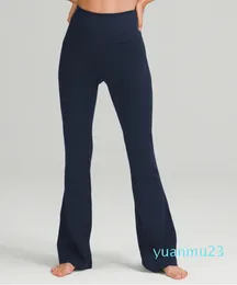 Pantalon évasé élastique, Slim, serré, jambes larges, Leggings de sport de Yoga, pantalon de Fitness à séchage rapide