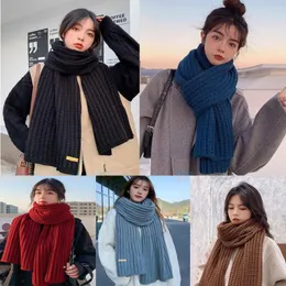Шарфы утепленные, теплые для шеи, теплый чехол для пары, модный ветрозащитный нагрудник, вязаный шарф, осень-зима