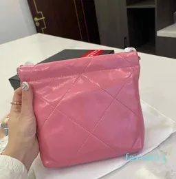 Luxur Designer Bag Mini Hobo Bags Pink Designers Tote Women Handväska Pearl Chain Crossbody Bag Fashion Casch Garbage Bag Wallet