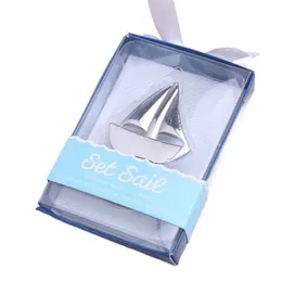 Ölöppnare Silver Sailing Boat Bottle Opener Bar Tools Party Accessories Wine Stopper Wedding Favors