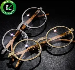 Designer de luxo óculos de sol gelado fora diamante óculos hip hop jóias homens mulheres rapper moda encantos acessórios vintage festa chri5458784