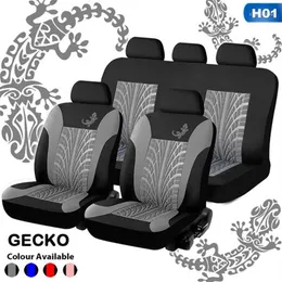Car Seat Covers 4 9PCS Set Universal Interior Accessories Detachable Headrests Bench For Cars Truck Women Auto220A