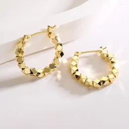 Brincos de argolas mafisar dourado/cor prata contas geométricas de cobre para jóias de festa por atacado de mulheres elegantes