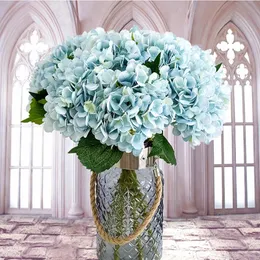 Fiori secchi Seta artificiale Ortensia Bouquet da sposa Matrimonio Casa Anno Decorazione Accessori per disposizione di piante in vaso 230923
