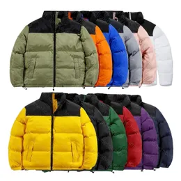 Piumino di design da donna da uomo caldo parka invernale in cotone moda capace giacche impermeabili coppia spessa top casual multicolore blu bianco nero