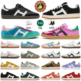 2023 Originals Vegan gazelle Casual Shoes camups 00s Plate-forme scarpe White Gum Collegiate Green Team Black Real Red mens shoes designer sneakers sports trainers