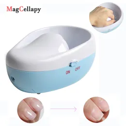 Desinfektionsmaskin Nagelkonst Electric Hand Soaking Bowl Spa Beauty Plug-In Battery Dual-Use 5-Hole Nail Remover Nail Cleaning Tool 230925