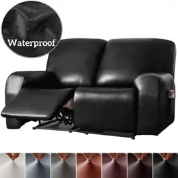 Chair Covers Recliner Sofa 2-Seater PU Leather Waterproof Lazy Boy Slipcover Removable For Living Room Washable
