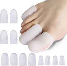 Cuidados com os pés 2 PCS Respirável Toe Protetores Manga Bunion Pads Almofada Big Toe Guards Silicone Toe Covers para proteção de unhas encravadas 230923