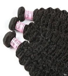 Brazilian Deep Wave Human Hair Bundles Raw Unprocessed Indian Body Water Extensions Kinky Curly Wefts5958411