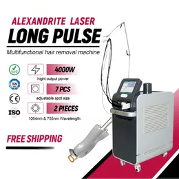 Professional 1064nm 755nm fiber laser machine Alexandrite laser machine Alex-Yag Max Long Pulse Most Effective face electrolysis Hair Removal Technology