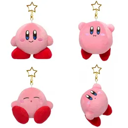 Plush Keychains Star Kirby Plush Toys Game Cartoon Kirby Plush Doll Pendant Kawaii Anime Soft Stuffed -Ceychain Hiffrict for Children Girls 230925