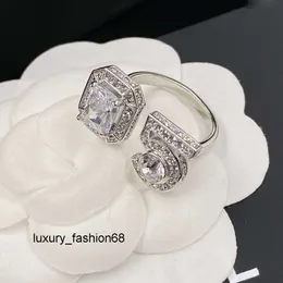 Zespół Top Pierścienie Pierścienie Zespół Projektant Designer Wedding Diamonds Fashion Biżuteria S925 Srebrna pierścień