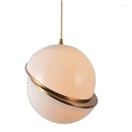 Pendant Lamps Nordic Acrylic Ball Staggered Lights Restaurant Bar Shopping Mall Exhibition Hall Hanging Bedside Lighting