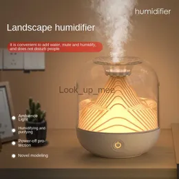 Luftbefeuchter USB wiederaufladbarer Luftbefeuchter Luftreiniger Mini kabelloser Diffusor für ätherische Öle Niedlicher Diffusor für ätherische Öle HomeHumidifiers YQ230926