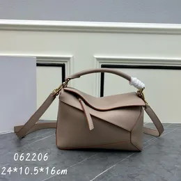 7A+ Designer Totes de alto nível Bolsas de ombro clássicas de couro de 24 cm de altura