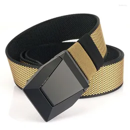 Belts 150 CM Long Double-Sided Nylon Woven Belt 3.8 Wide High Quality Fashion Men And Women Quick Removal Hiking A2575