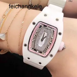 Richardmill Montre Femmes Montres Designer Richads Milles Zuan Multifonctionnel Rm0701 Personnalisé Automatique Mécanique Miller Céramique Braceletwa LL17