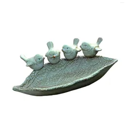 Other Bird Supplies Bowls For Birds LeafShaped Planter Pots Snack Storage Bowl Balcony