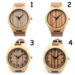 2015 più nuovo orologio di bambù analogico elegante unisex orologi in legno orologio da polso al quarzo casual per uomini donne regali accetta personalizzazione O219Y