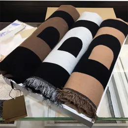 Winter-Wollschal für Herren, luxuriöser Schal für Damen, Burberiness-Herbstmode, große Buchstabenschals, Größe 188 x 33 cm, Burberiness-Designer R4GT