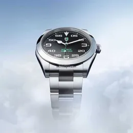 움직임 롤락스 시계 깨끗한 패션 40mm 126900 고급스러운 빛나는 손목 시계 손목 시계 Lord Air 116900 스위스 시계 114210 남성 기계식 강철 L D5ZZ