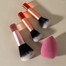 Makijaż szczotki mini przenośny pędzel proszkowy Blusher Miękki puszysty zestaw Brochas Maquillaje Cosmetics Beauty Tools Akcesoria