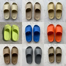 SIYU Topsportmarket Slides Hausschuhe Herren Damen Carbon Glow Green Desert Sand Black Bone White New Orange Resin Slide Sandalen Schuh Salt Slate Marine mit Box