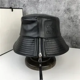 Ampla borda chapéus balde designer chapéu para homens loewees mulheres couro boater ao ar livre sunhats unisex casual bonés bola