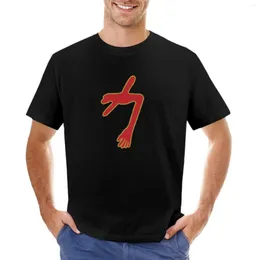 Męskie Polos Swans-T-shirt The Glowing Man T-shirt T-shirt
