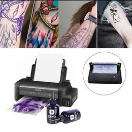 Other Permanent Makeup Supply Tattoo Transfer Stencil Printer InkJet Kit Tracing Paper Thermal Accessories Machine 230925