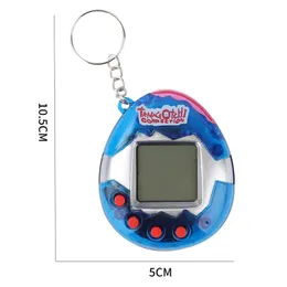 Transparenta elektroniska husdjur Tamagotchi 90 -talets nostalgiska 168 husdjur i en virtuell cyber digital husdjur leksaker pixel roliga lekleksaker