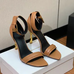 patent leather high-heeled sandals 10.5cm ankle strap stiletto heels Dress Shoes Luxury designer sandals Office party shoes Nude Blue Green black brown purple