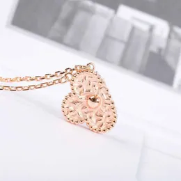 S925 Silver Special Design Pendant in 1 5cm 꽃 펜던트 목걸이 18k 로즈 골드 웨딩 선물 보석 Sh298n