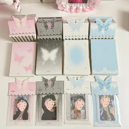 Card Holders 10Pcs Original Three-dimensional Butterfly Shaped Ins Style Small Packaging Material With Folded Cardboard