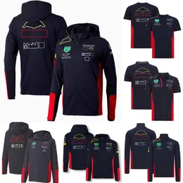 F1フーディージャケットフォーミュラ1スウェットシャツメンズジップアップフード付きコートシリーズF1 Tシャツサマーレーシングポロシャツモトクロスジャージーカスタマイズ