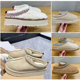 Uggit Tasman Slipper Boot Autumn Winter Designer Classics Tazz Slide Woolen Slipper Luksus Keep Warm Mini Platform Disquette Shoe Outdoors Snow But 35-42