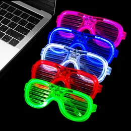 5/10/25 PCS Własne okulary LED Mak 5 kolorów Glow Glow Glow Dark Party Przyprawy neonowe przyjęcie dla dzieci dorosłych