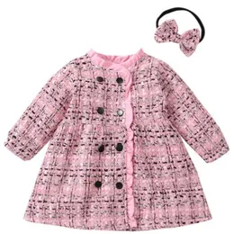 트렌디 한 어린이 옷 봄 가을 소녀의 드레스 디자이너 유아용 유아 아기 귀여운 드레스 어린이 소녀 의류 복장
