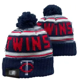 Minnesota Beanie Twins Beanies American American Baseball Team Patch Winter Wool Sport Sport Caps Skull Caps A0