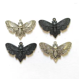 Pendant Necklaces 5PCS Cartoon Animal Moth Skull Vintage Classic DIY Women's Men's Fashion Necklace Keychain Decoration Accessories