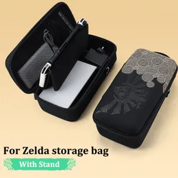 Andra tillbehör för Zelda Switch OLED Handhållen förvaringspåse Skyddsresefåse som bär fodral Scarlet and Violet för NS Nintendo Switch 230925